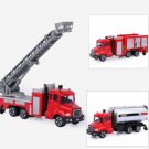 Toys 3Pcs Water Tanker Fire Truck Model Car Diecast Vehicle Set Gift Kids Boys