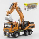 Toys 1:50 Scale Excavator Truck Diecast Model Car Xmas Sound Light Gift Kids Boys