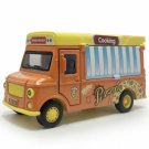 Toys 1/36 Scale Pizza Fast Food Truck Model Car Diecast Cars Christmas Gift Kids Boys