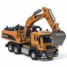 Toys 1/50 Scale Excavator Model Car Diecast Model Truck Cars Pull Back Gift Kids Boys