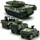 Toys 4Pcs Military Armored Vehicle Tank Model Car Diecast Cars Set Gift Kids Boys