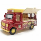 Toys 1/36 Hamburger Fast Food Truck Model Car Diecast Truck Sound Light Gift Kids Boys