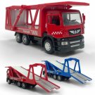 Toys 1:50 Flatbed Truck Tow Trailer Model Car Diecast Metal Truck Gift Kids Boys