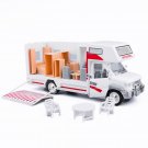 Toys 1/28 Scale Camper Van Motorhome Rv Model Car Diecast Car Sound Light Gift Kids Boys