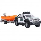 Toys 1/36 Pickup Truck Trailer Tow Speed Boat Model Car Diecast Car Gift Kids Boys
