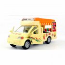 Toys Hot Dog Truck Food Van 1/32 Scale Model Car Diecast Car Sound Light Gift Kids Boys
