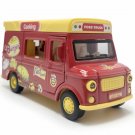 Toys 1/36 Drinks Food Truck Van Model Car Diecast Vehicle Sound Light Gift Kids Boys