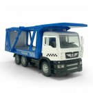 Toys Transporter Carrier Truck 1/50 Diecast Car Model Cars Pull Back Blue Gift Kids Boys