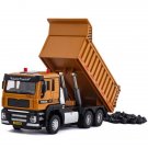 Toys 1:50 Scale Dump Truck Construction Vehicle Model Diecast Sound Light Gift Kids Boys