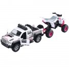 Toys 1:36 Pickup Truck Trailer Atv Motorcycle Diecast Car Model Gift Kids Boys