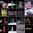 1 Natural Clear Rose Quartz Crystal Point Wand Obelisk Mineral Rock Stone Healing