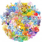 100Pc Pokemon Go Pikachu Cartoon Stickers Laptop Sticker Luggage Decal