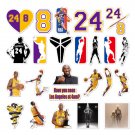3 Pack 24Pc Kobe Bryant Vinyl Stickers For Laptop Bumper Waterbottle