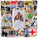 105Pcs Funny Prank Stickers American Hero Barry Wood Naked Light Switch Sticker
