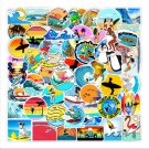 50 Pcs Vinyl Stickers Summer Surfing Sports Beach Bomb Graffiti Waterproof Decal