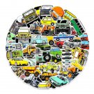 50 Pcs Vinyl Stickers Cartoon Trucks Cars Fridge Bomb Graffiti Waterproof Decal