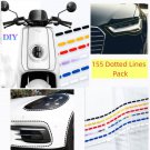 155 Dotted Lines / Pack Car Motor Diy Decor Decal Sticker Vinyl Truck Bumper