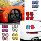 4 Patches / Set Decal Sticker Vinyl Car Truck Window Bumper Scratch Cover Up