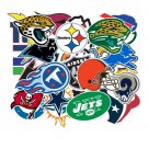 32 Pcs / Set Vinyl Stickers Nfl All 32 Teams Logo Football Bomb Waterproof Decal