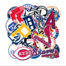 30 Pcs / Set Vinyl Stickers Mlb All 30 Teams Logo Baseball Bomb Waterproof Decal