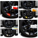 6Pcs/Set Decal Sticker Vinyl Universal Car Wheel Rim Reflective Mark For 16"21"
