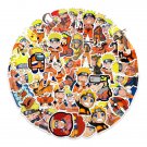 50 Pcs Vinyl Stickers Naruto Uzumaki Anime Character Skateboard Graffiti Decal
