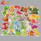 50 Pcs / Set Vinyl Stickers Dinosaur Luggage Wall Graffiti Fridge Diy Kids Decal