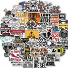 50 Mechanic Stickers Tools Toolbox Car Vehicle Driver Men Funny Meme Bomb