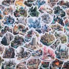 20 World Biome Stickers Mythical Alien Worlds Diorama Planet Vinyl Decals