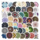 10 Mandala Stickers Flower Yoga Positivity Vinyl Decals Phone Laptop Luggage