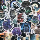 50Pcs Wolf Stickers Wolves Family Pack Cute Fierce Vinyl Decals