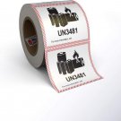 20 Lithium Ion Battery Labels 4375" X 475" Sticker Packaging Box Safety Un3481