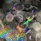 20Pcs Constellation Magic Stickers Holographic Style Zodiac Celestial