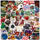 50Pcs Dungeons And Dragons Stickers D&D Role Playing Vinyl Swords Shields Decal