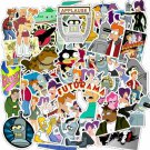 50Pcs Futurama Stickers Fry Lela Zoidberg Bender Sticker Characters