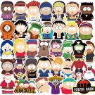 50Pcs South Park Stickers Cartman Kenny Kyle Stan Animated Character Vinyl Decal
