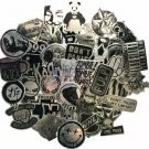 50Pcs Random Metallic Stickers Finish Vinyl Decals Shine Unique Bomb