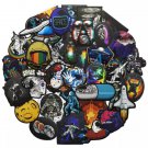 10Pcs Astronaut Space Stickers Nasa Dark Stars Moon Shuttle Alien Vinyl Decal
