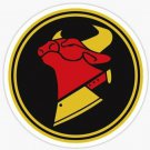 Cow Chop Decal Sticker 5" X 5" Youtuber James Aleks Trevor Fan