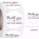 40 ' Thank You For Your Order ' Stickers Small Business Envelope 1 Inch Round