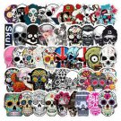 50Pcs Skull Stickers Dead Skeleton Head Death Monster Zombie Dark Sticker Vinyl