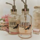 Hand Soap Dish Soapion Vinyl Labels Black White Sticker Decal Kitchen Bottle