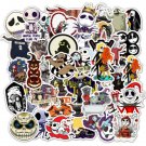 10Pcs Nightmare Before Christmas Stickers Jack The Skeleton Animated Vinyl Decal