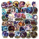 50Pcs League Of Legends Stickers Vinyl Characters Cute Gaming Decals Designs