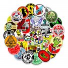 20Pcs Zombie Sign Stickers Dead Ghoul Halloween Death Monster Dark Vinyl
