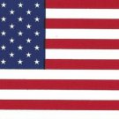 Usa Flag Sticker 4X8" Decal America Patriot American Vinyl Patriotism