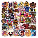 50Pcs Five Nights At Freddy'S Stickers Vinyl Laptop Luggage Decals Dope Sticker