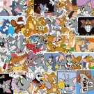 50Pcs Tom And Jerry Stickers Cartoon Kids Show Sticker Vinyl Cat Mouse Game