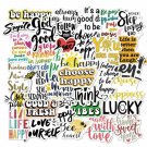 20Pcs Quote Stickers Inspirational Slogan Motivational Love