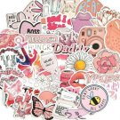 20Pcs Pink Stickers Hydro Flask Good Vibes Decal Teen Cute Positivity Vsco Girl